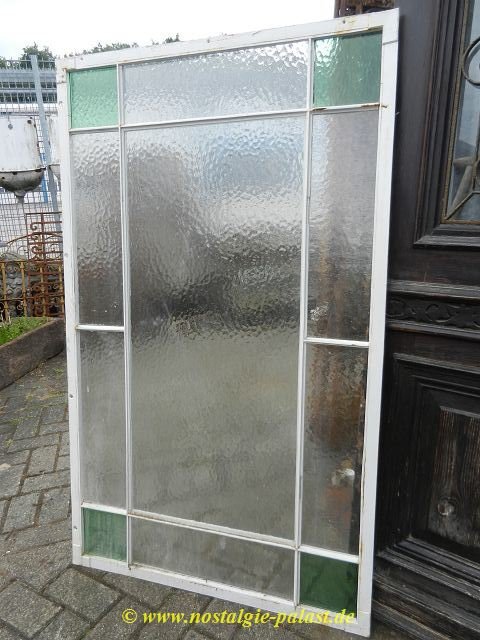 Fenster mit Bleiverglasung 0,84 m x 1,40 m