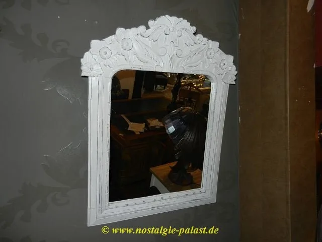 Spiegel Wandspiegel Weiß 0,80 m