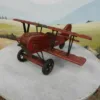 Dekoration Flugzeug Doppeldecker 0,41 m