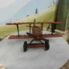 Dekoration Flugzeug Doppeldecker 0,41 m