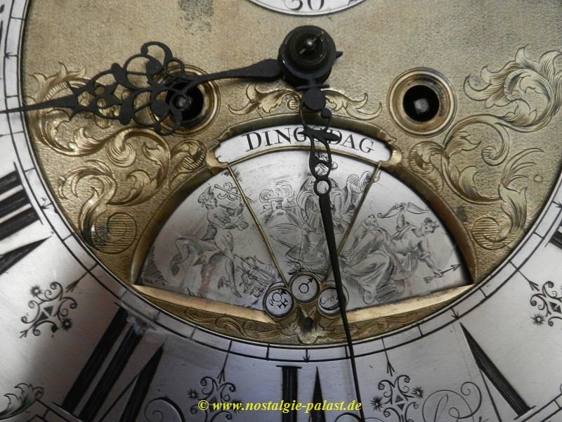 Standuhr Uhr Harman Huyslandt Amsterdam 1760 Nussbaum