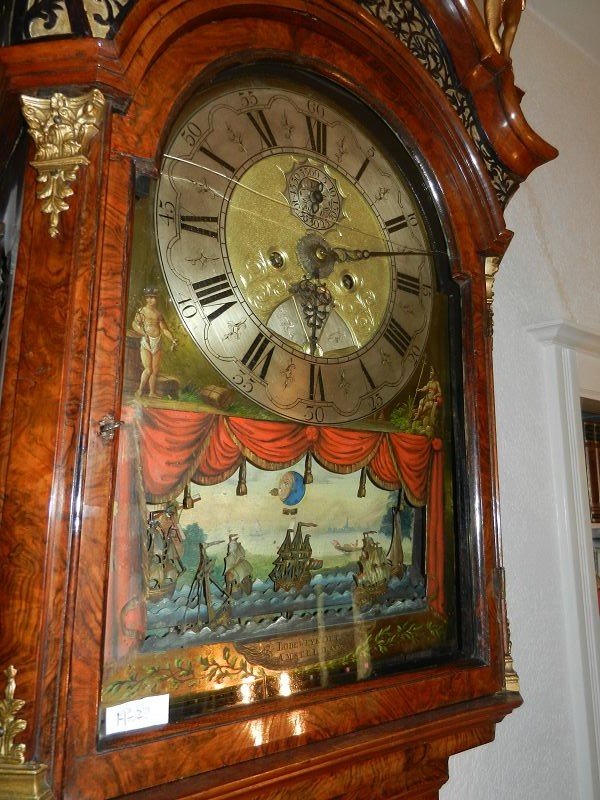 Standuhr Uhr Lodeweyk Ott Amsterdam 1780 Nussbaum