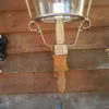 Außenlampe Wandlampe Laterne Ø 0,40 m Kupfer Messing