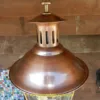 Außenlampe Wandlampe Laterne Ø 0,40 m Kupfer Messing