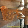 Außenlampe Wandlampe Laterne Ø 0,40 m Kupfer Messing
