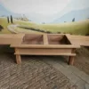 Couchtisch Teakholz 1,40 m x 0,80 m