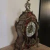 Boulle Tischuhr Jugendstil 1920 Messing