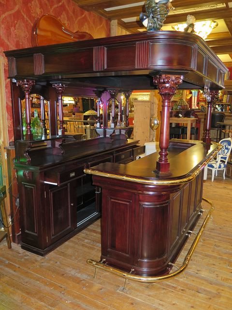 Hausbar Mahagoni 2,80 m