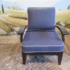 Sessel Braun-Blau