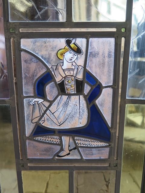 Fenster Bleiverglasung Jugendstil 1900