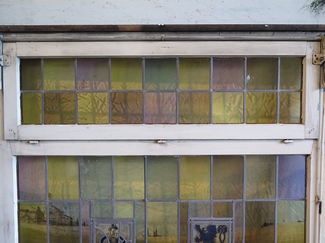 Fenster Bleiverglasung Jugendstil 1900