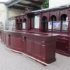 Queen Bar Theke Mahagoni 5,00 m