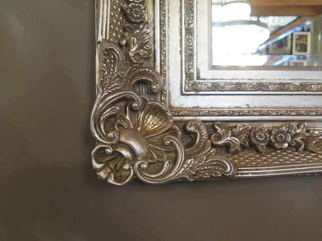 Spiegel Wandspiegel Silber 2,16 m x 1,57 m