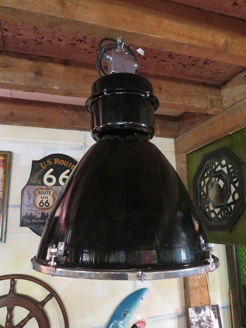 Lampe Industrielampe 1960 Schwarz