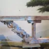 Holzstütze Holzträger Elefant Teakholz 0,76 m