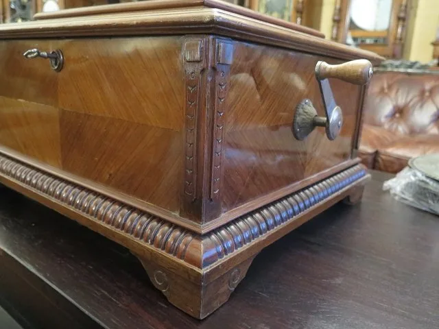 Spieluhr Polyphon Gründerzeit 1890 Nussbaum