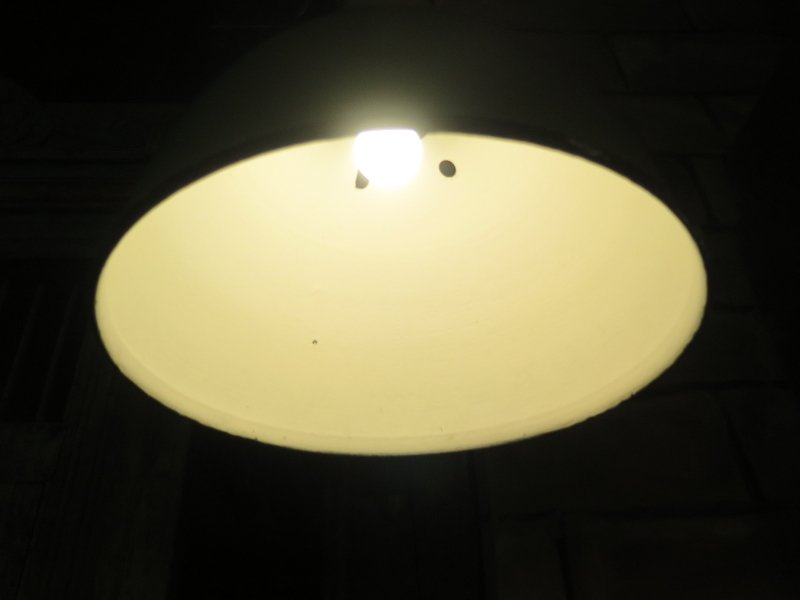 Industrielampe Wandlampe Hellgrün-Weiß Ø 0,45 m