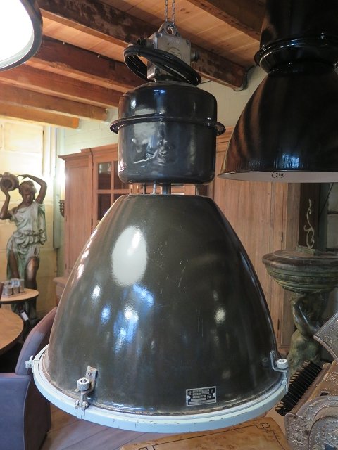 Lampe Industrielampe Schwarz Ø 0,53 m