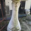 Blumenkübel auf Säule Muschel Steingut 1,15 m