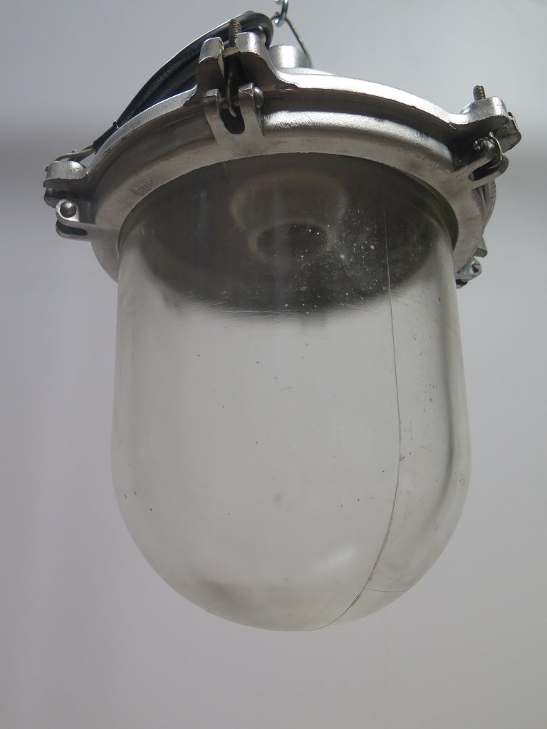 Lampe Industrielampe Silber Ø 0,33 m