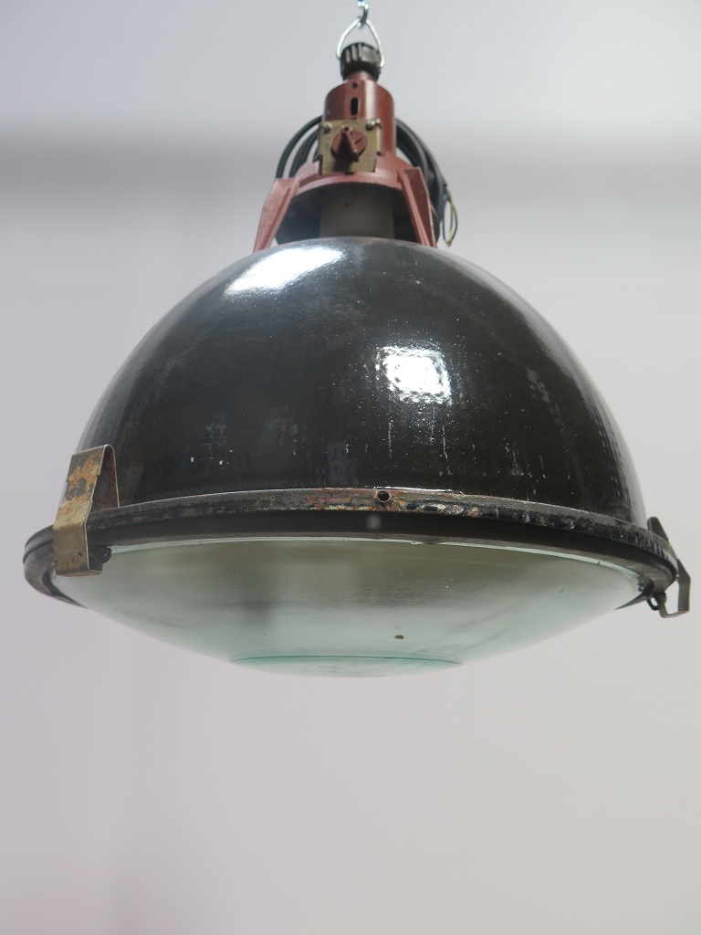 Lampe Industrielampe Schwarz Ø 0,40 m