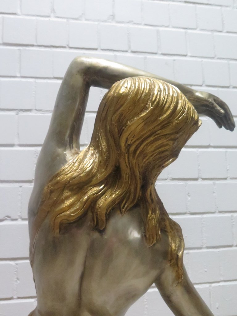 Skulptur Dekoration Frau Bronze 1,60 m