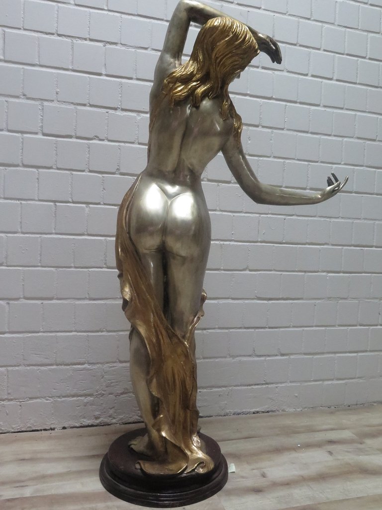 Skulptur Dekoration Frau Bronze 1,60 m