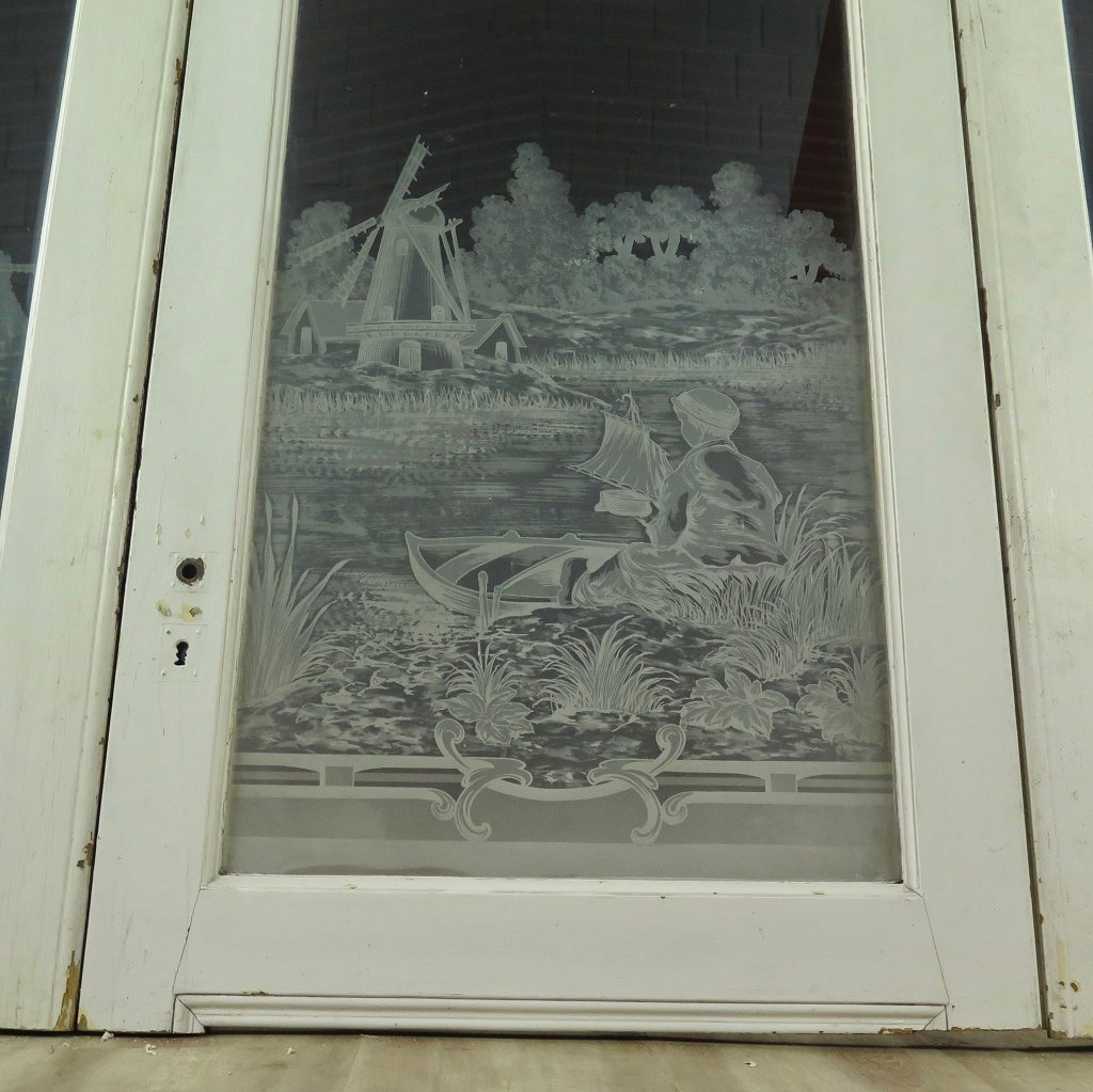 Dreiflügeliges Fenster Jugendstil 1910