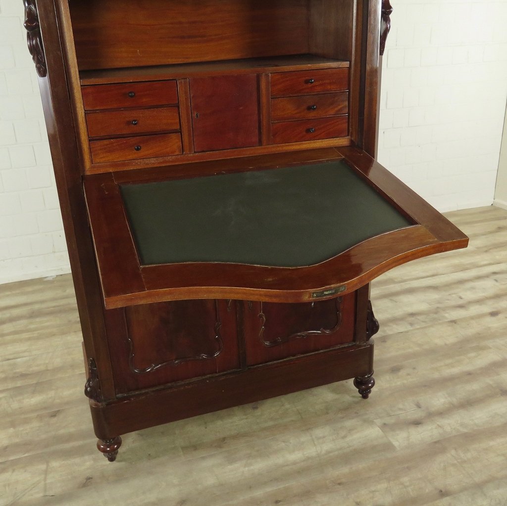 Sekretär Biedermeier 1850 Mahagoni