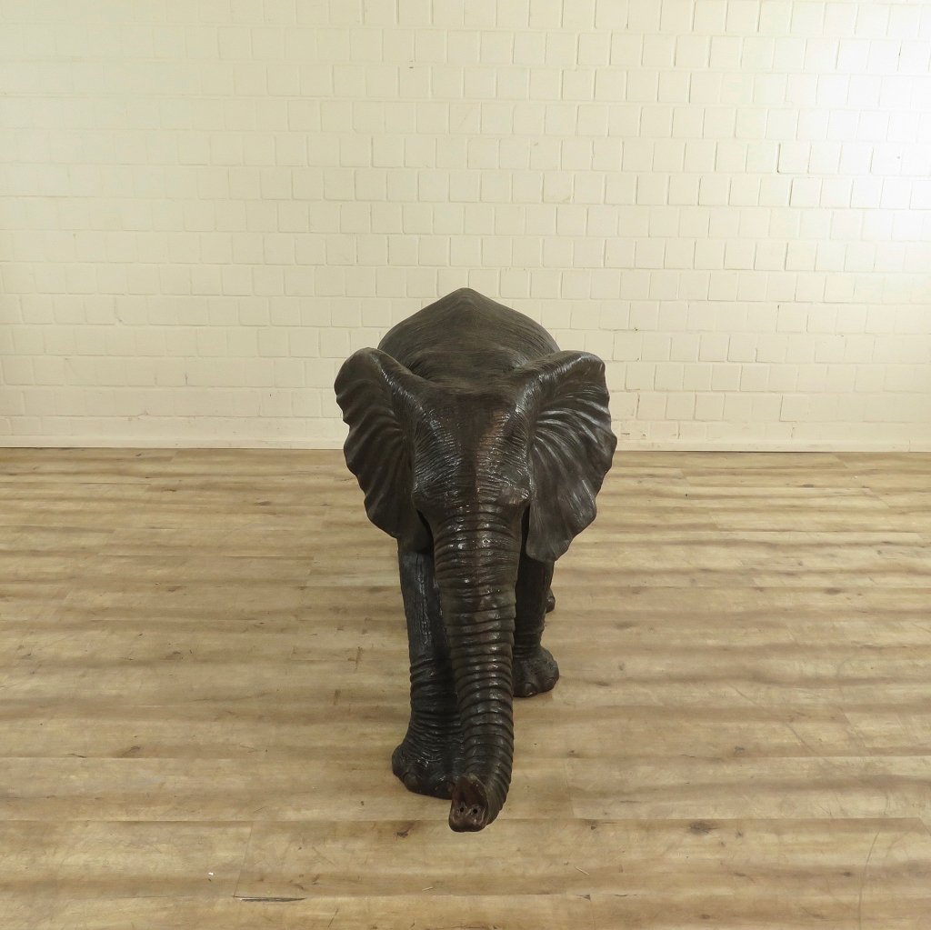 Wasserspeier Dekoration Elefant Bronze 1,00 m