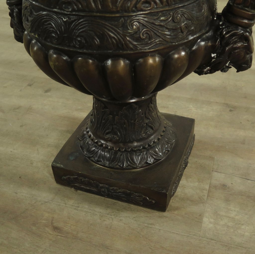Blumenkübel Vase Bronze 0,75 m
