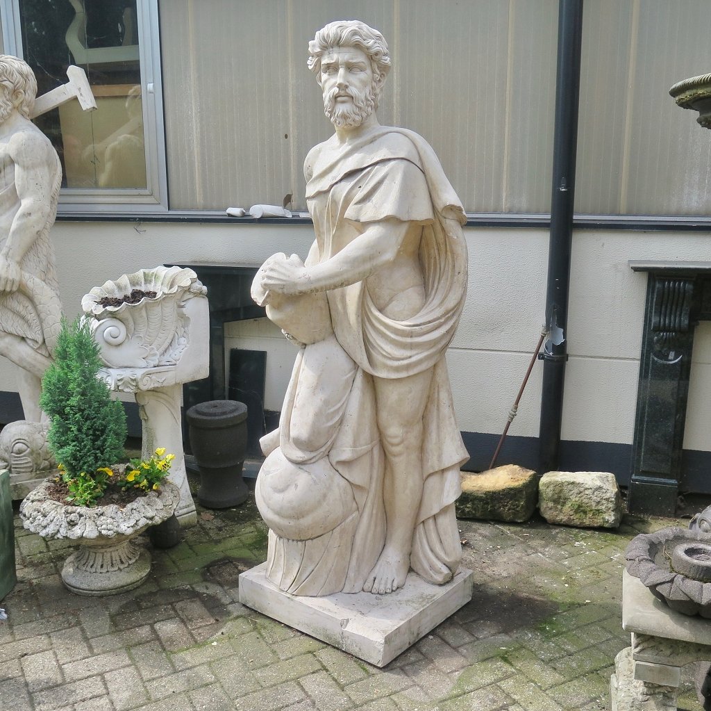 Skulptur Wasserspeier Griechischer Gott 2,00 m