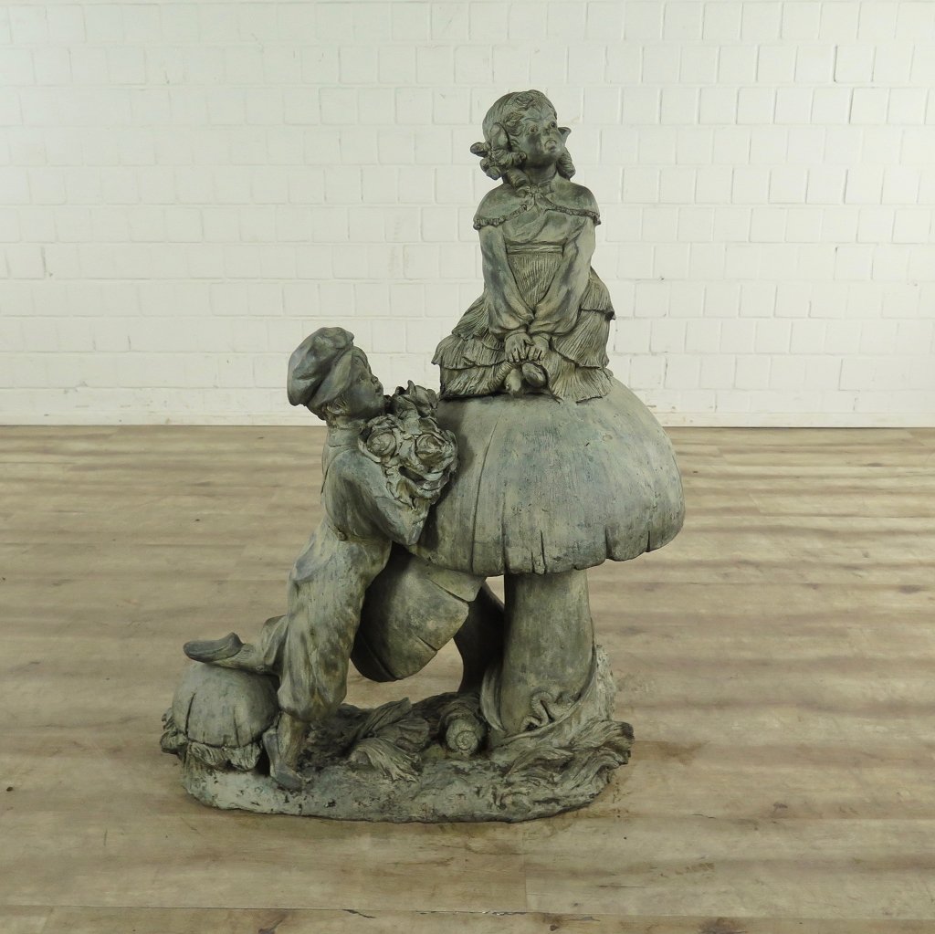 Skulptur Dekoration Kinder Bronze 1,10 m
