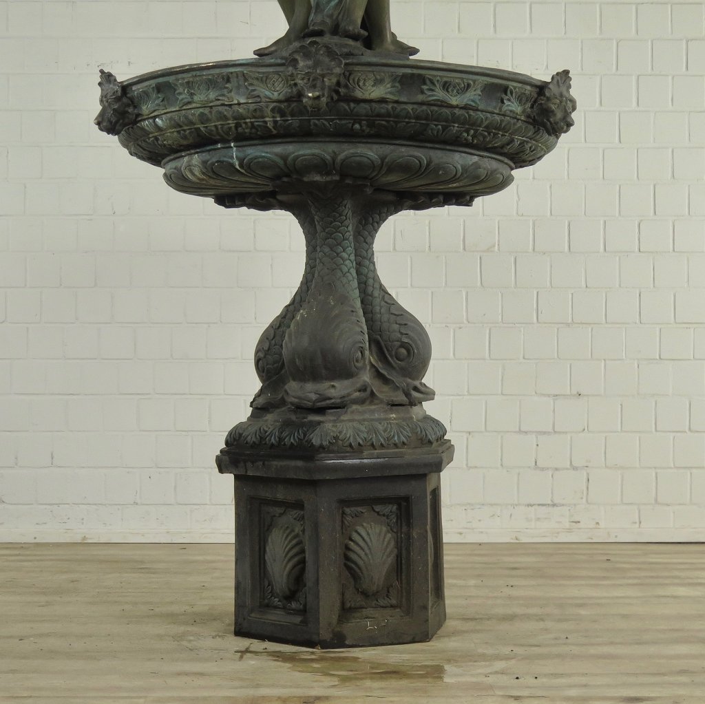 Brunnen Wasserspeier Bronze 2,80 m