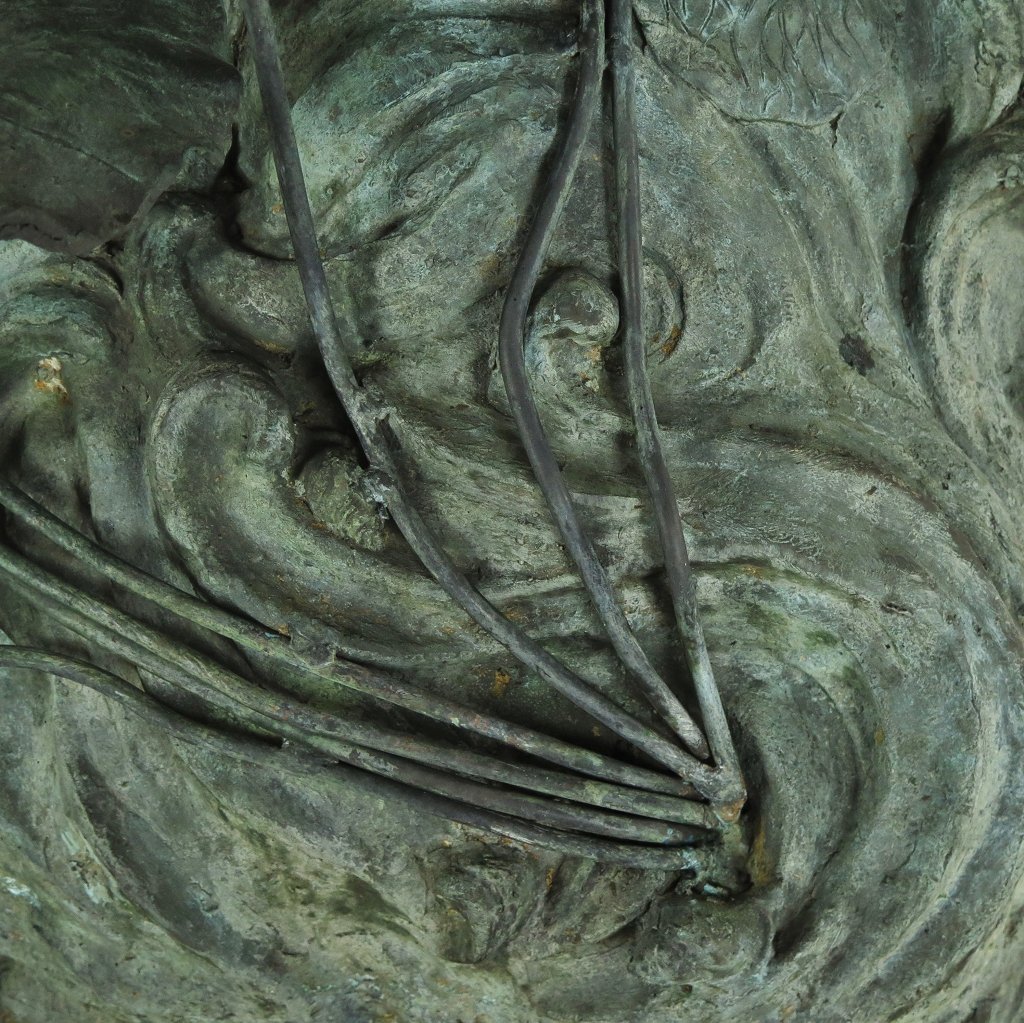 Wasserspeier Meerjungfrauen Bronze 2,68 m