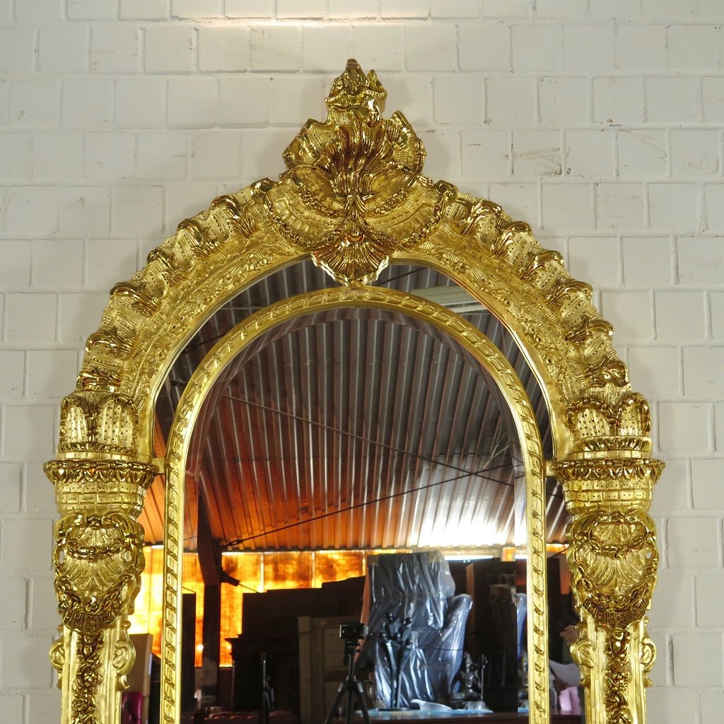 Spiegel Wandspiegel Barock Gold 1,40 m x 2,45 m