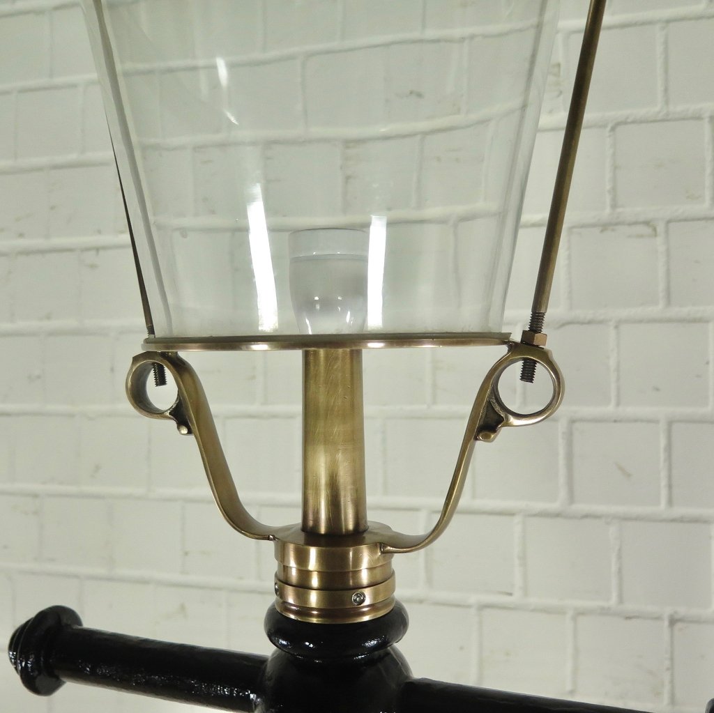 Laterne Gartenlampe Schwarz 3,50 m
