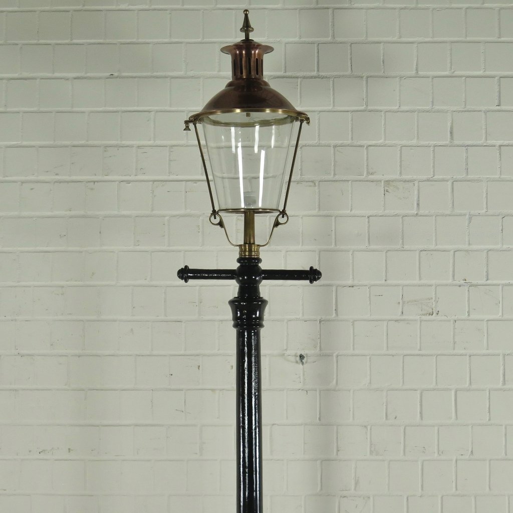 Laterne Gartenlampe Schwarz 3,50 m