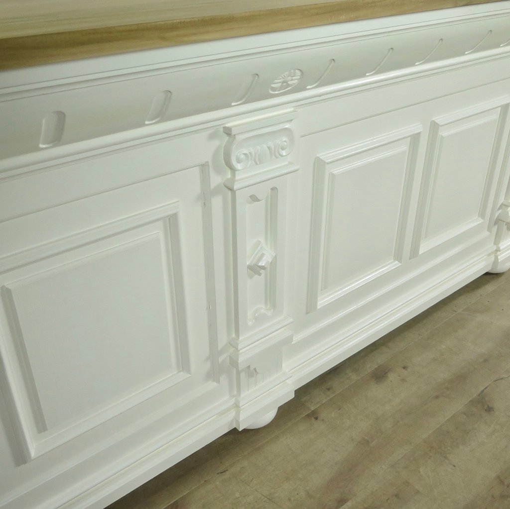 Theke Tresen Bella Elegance 3,50 m Teakholz