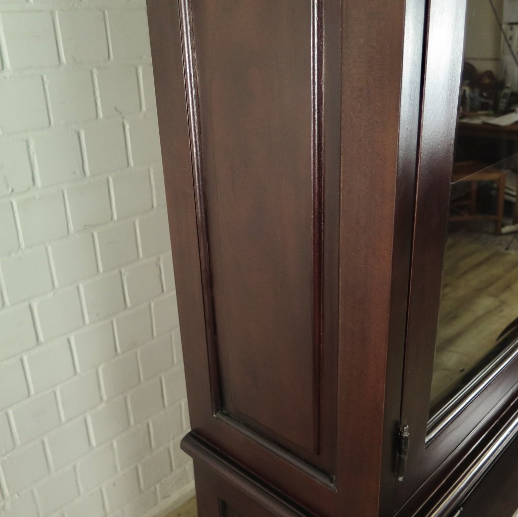 Buffetschrank Vitrine 2,40 m Mahagoni