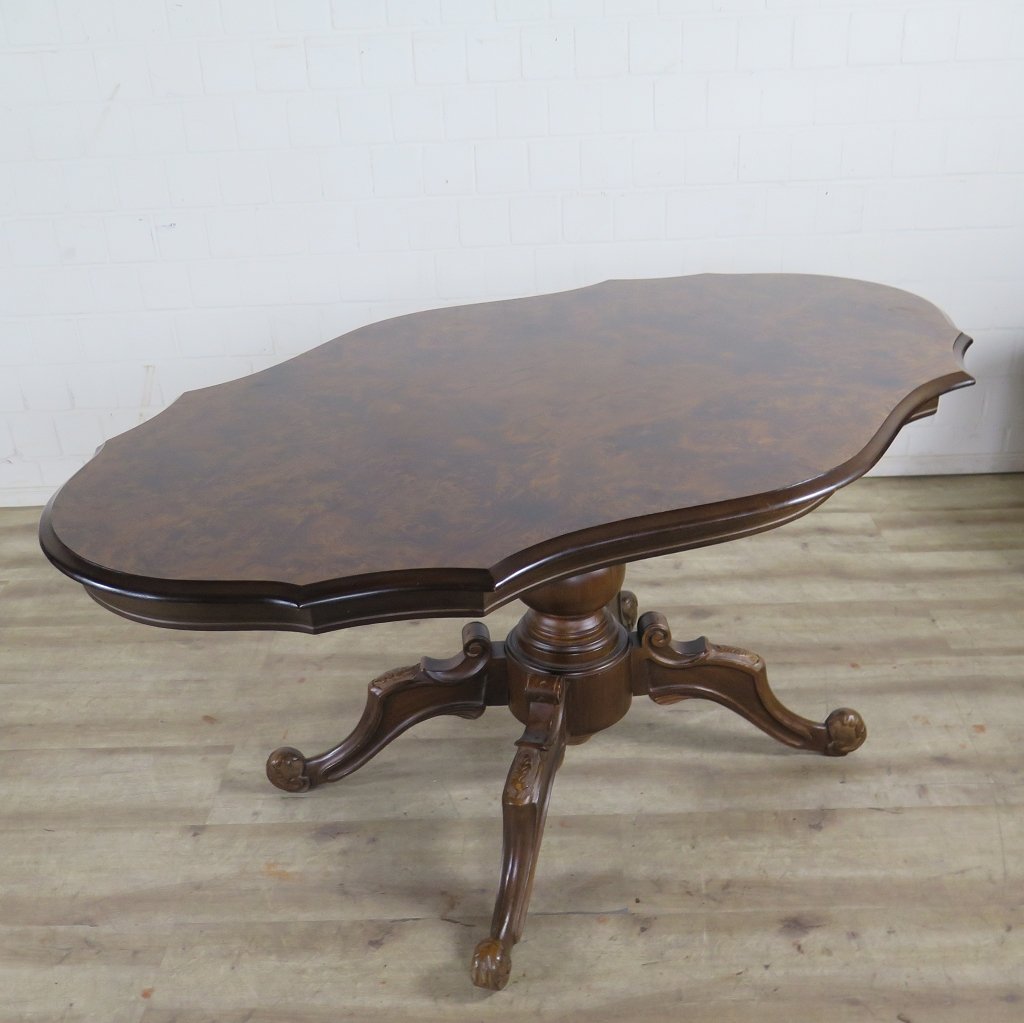 Tisch Esstisch Barockstil 1,60 m x 0,99 m Wurzelholz