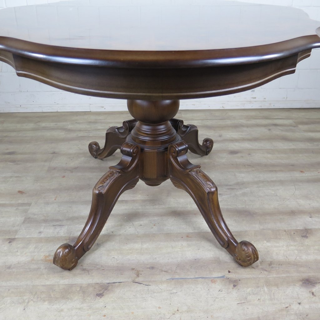 Tisch Esstisch Barockstil 1,60 m x 0,99 m Wurzelholz