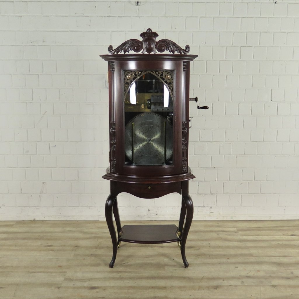 Spieluhr Regina Musik-Automat Gründerzeit 1894 Mahagoni