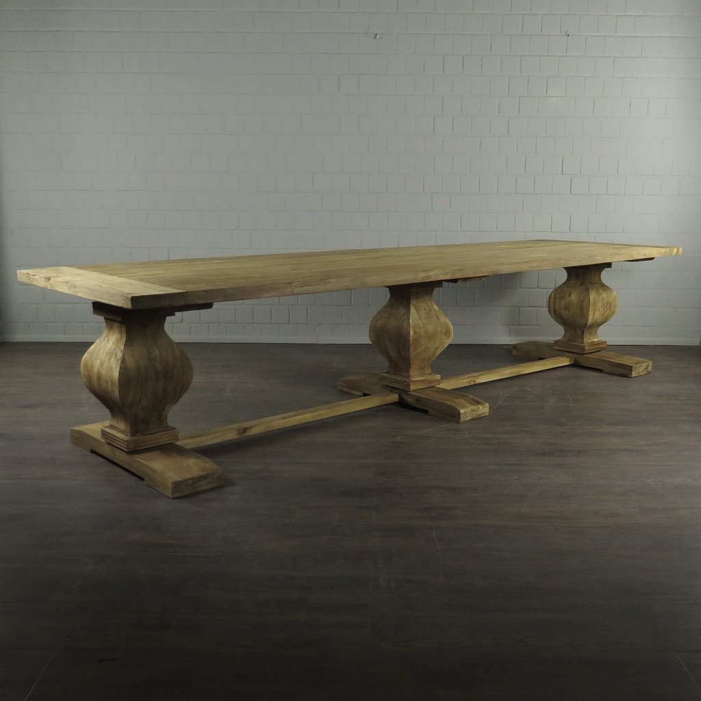 Tisch Esstisch Teakholz 3,60 m x 1,00 m