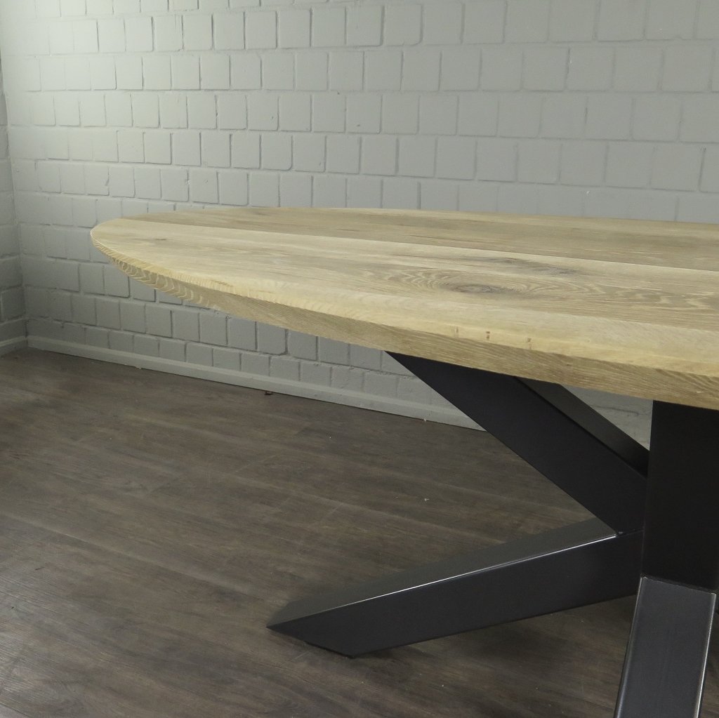 Esstisch Tisch Eiche Oval 2,00 m x 1,10 m