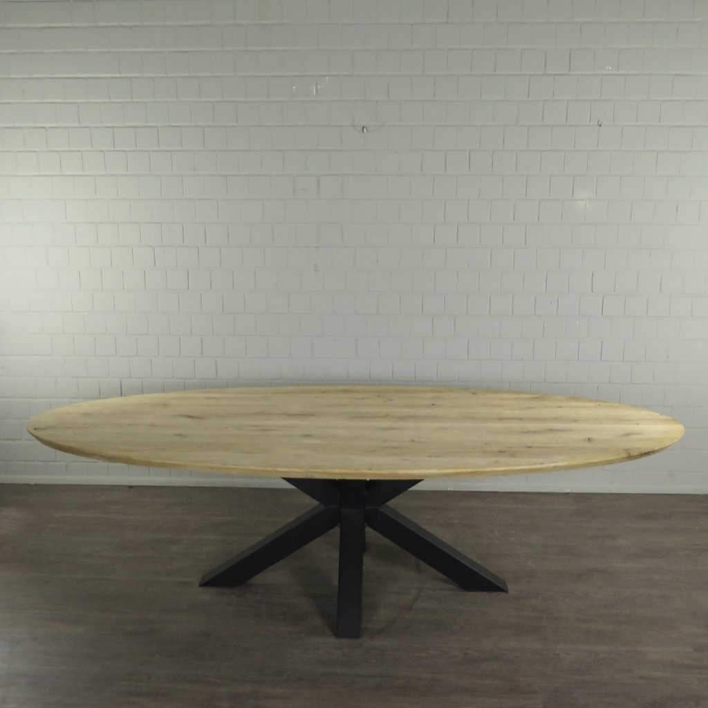 Esstisch Tisch Eiche Oval 2,80 m x 1,20 m