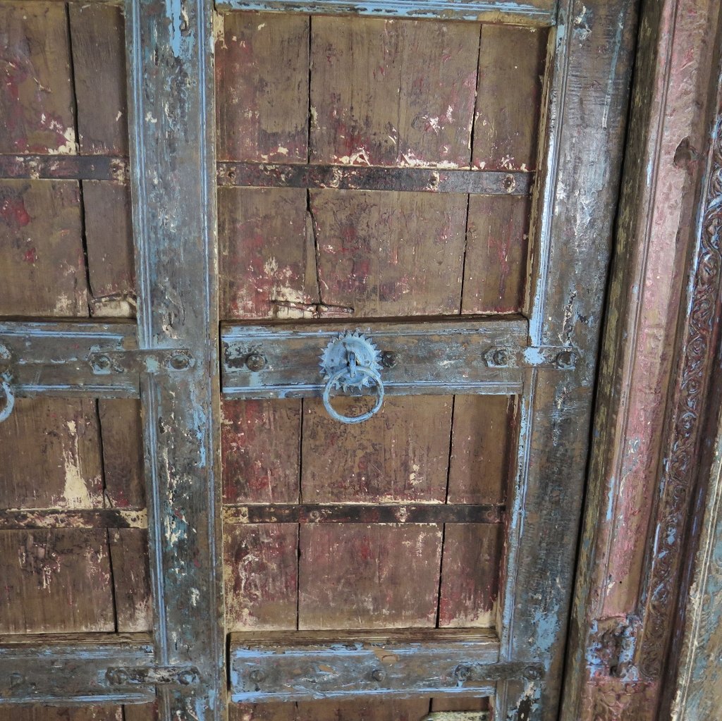 Tür Eingangstür Haustür 1880 Teakholz