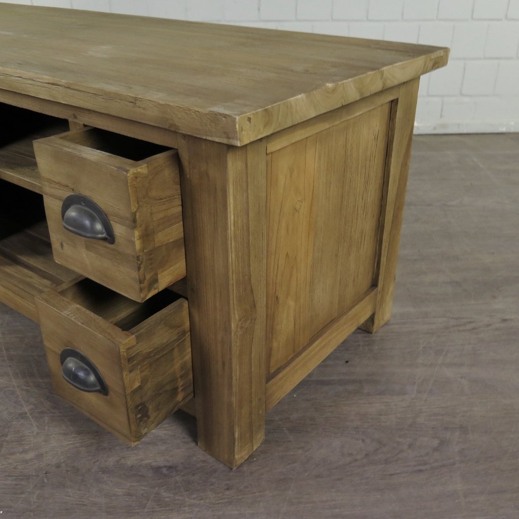 TV-Möbel Lowboard Sideboard Teakholz 1,50 m