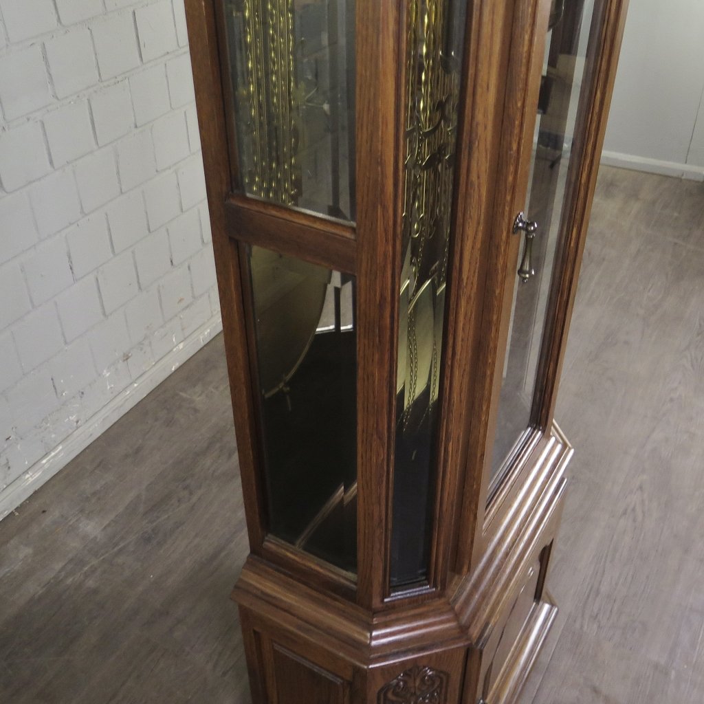 Standuhr Uhr Interclock Eiche Westminster