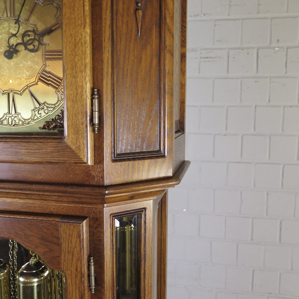 Standuhr Uhr Interclock Eiche Westminster